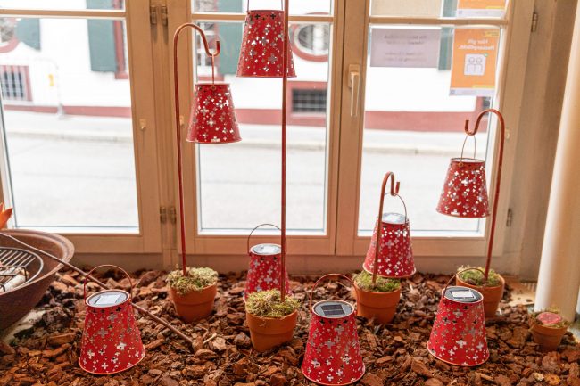 Hopp Schweiz! LED-leuchten für den Garten oder den Balkon, im schicken Schweizer Design!